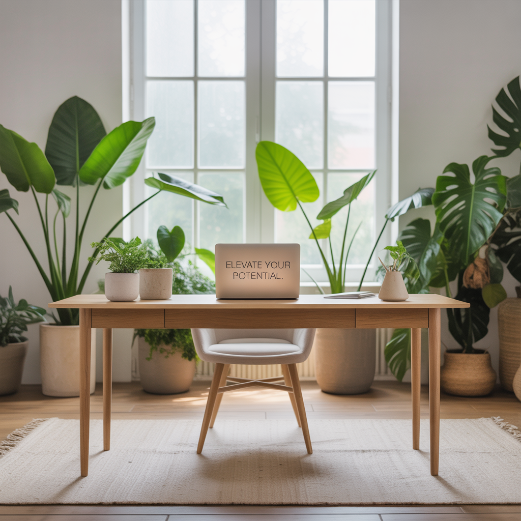 Espace de coaching moderne et accueillant